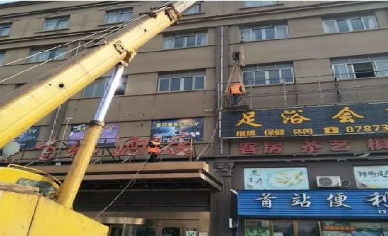 祁阳安装较高的门店招牌有什么好的方法？